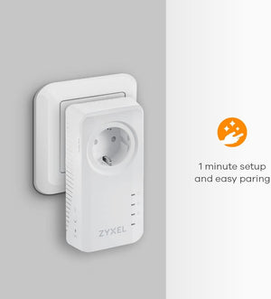 Zyxel G.hn 2 Gigabites Powerline Adapter Szett - Áteresztő, 8K Streaming - Image 7