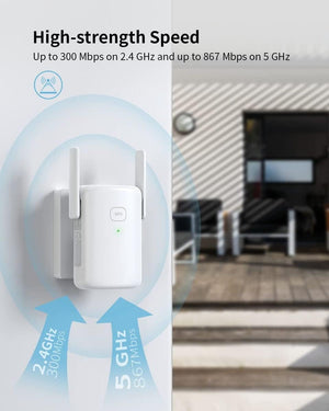 TP-Link 1200 Mbps-os Dual Band WiFi Jelerősítő, Fehér - Image 6
