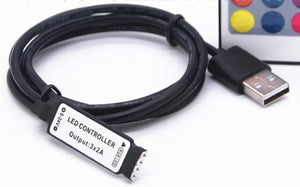 Távirányítós USB LED szalagvezérlő RGB 5050 csíkhoz - MASUNN 24 - Image 7