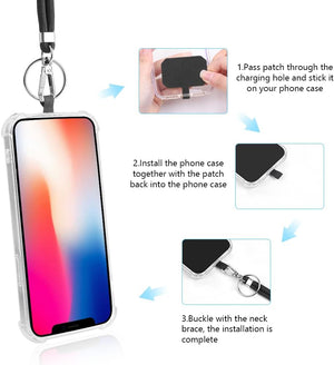 Flintronic állítható nyakpánt mobiltelefon tokhoz - univerzális telefontartó szíj - Image 5