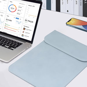 MacBook Air 15 M2 védőtok - HYZUO kék laptop táska 15" Surface és MacBook Pro kompatibilis - Image 7