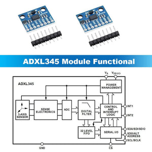 ADXL345 3 Tengelyes Gyorsulásmérő Modul GY-291 Arduinohoz - Outlet24