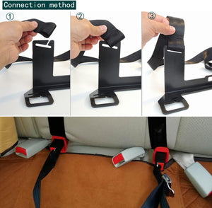 ISOFIX Univerzális Acél Rögzítő Autós Gyereküléshez - Hancaner Biztonsági Öv Csatlakozó - Image 4