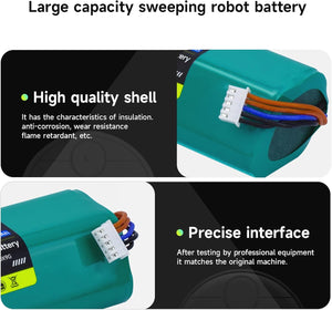 Yeedi és Ecovacs robotporszívókhoz 14.4V 6500mAh akkumulátor - Mspalocell - Image 4