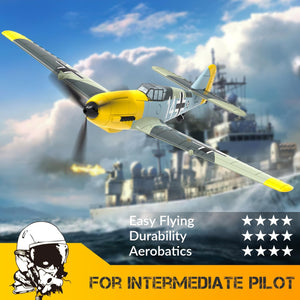 VOLANTEXRC Messerschmitt BF-109 V2 4 csatornás távirányítós repülőgép kezdőknek, giroszkóppal - Image 9