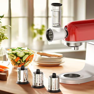 Kenwood kMix KMX robotgéphez való zöldségszeletelő és sajtreszelő tartozék, 3 rozsdamentes acél pengével - Image 3