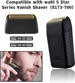 Wahl 5 Star Series Vanish borotva pótfej, 2 db-os fekete szett, kompatibilis 8173-700 modellhez - Image 3