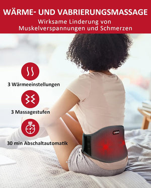 ComfyTemp vezeték nélküli vibromaszázsos derékfűtő öv, 3 fokozatú, 5000mAh akkus - Image 3