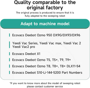Yeedi és Ecovacs robotporszívókhoz 14.4V 6500mAh akkumulátor - Mspalocell - Image 3