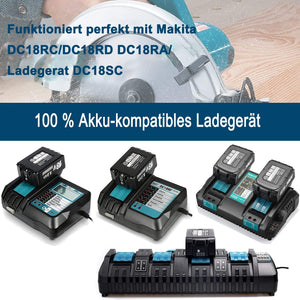 Makita 18V 5,0Ah Li-Ion akkumulátor - VANTTECH 2db helyettesítő akku BL1850B kompatibilis - Image 6
