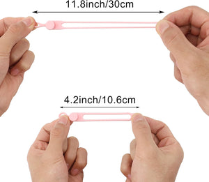 Zolunu újrahasználható szilikon kábelrendező pántok, 10 db-os szett - Image 3