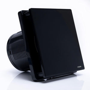 STERR Nero 100 mm-es halk fürdőszobai ventilátor - Erős légkivezető - Image 1