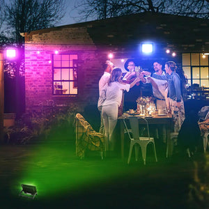 Tubiaz 20W RGB LED reflektor szett, távirányítós, vízálló, kültéri, 4 darabos - Image 8