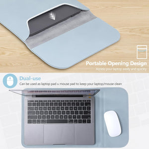 MacBook Air 15 M2 védőtok - HYZUO kék laptop táska 15" Surface és MacBook Pro kompatibilis - Image 5