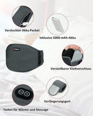 ComfyTemp vezeték nélküli vibromaszázsos derékfűtő öv, 3 fokozatú, 5000mAh akkus - Image 5