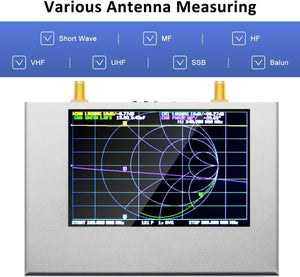 AURSINC NanoVNA V2 PLUS4 Vektoros hálózatelemző 4GHz-ig, 4" érintőképernyővel - Image 6