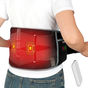 ComfyTemp XL Vibrációs Masszázs Deréköv Akkumulátorral, Hőterápiával Hátfájásra - Image 1