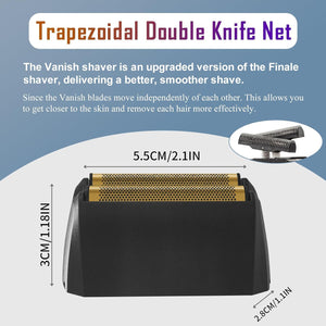 Wahl 5 Star Series Vanish borotva pótfej, 2 db-os fekete szett, kompatibilis 8173-700 modellhez - Image 2