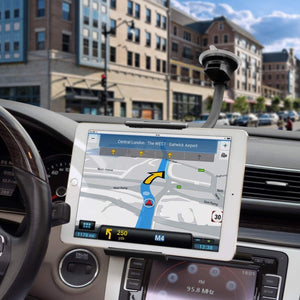 APPS2Car 360°-os Szélvédőre és Műszerfalra Rögzíthető Univerzális Autós Tablet és Telefontartó 4-11" Készülékekhez - Image 5
