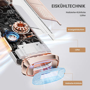 LUBEX IPL Szőrtelenítő Készülék Hűtéssel, 999.900 Impulzus, 3in1 Funkció - Image 7