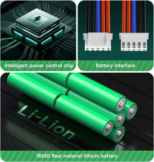 Yeedi és Ecovacs robotporszívókhoz 14.4V 6500mAh akkumulátor - Mspalocell - Image 9