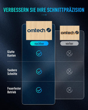 OMTech 400x400mm-es méhsejt lézervágó asztal beépített mérleggel CO2 gravírozógépekhez - Image 8