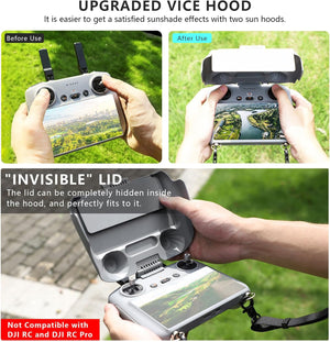 Napellenző és Joystick Védő Szett DJI Mini 4 Pro RC 2 kompatibilis - Image 2