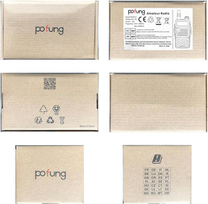 Pofung BF5RUV Kétsávos Walkie-Talkie VHF/UHF Amatőr Rádió USB Töltővel és Programozókábellel - Image 7