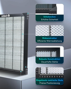 OMTech 400x400mm-es méhsejt lézervágó asztal beépített mérleggel CO2 gravírozógépekhez - Image 4
