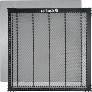 OMTech 400x400mm-es méhsejt lézervágó asztal beépített mérleggel CO2 gravírozógépekhez - Image 1