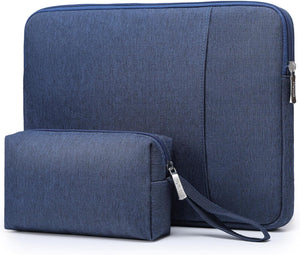 MacBook Pro 14 és Air 13 védőtok szett - HYZUO kék laptop táska - Image 1