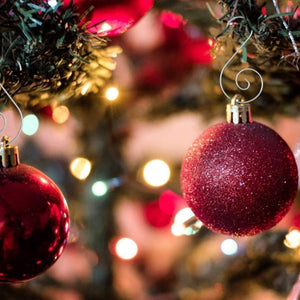 KATELUO 60 darabos Karácsonyi díszek, S alakú horgok csillaggal, újrahasználható, 3 formában (ezüst) - Outlet24