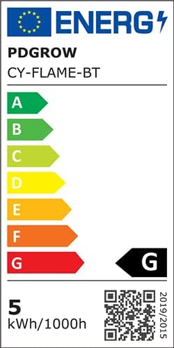 PDGROW USB-s LED lángeffekt lámpa távirányítóval, vízálló, kül- és beltérre - Image 10