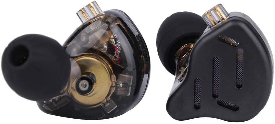 KZ Zax HiFi fülhallgató - 1DD+7BA hibrid, cink ötvözet, leválasztható kábel, fekete - Image 3