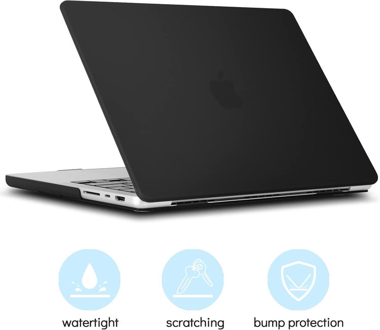 MacBook Pro 16" 2023/2021 védőtok - TECOOL ultravékony matt fekete tok EU billentyűzetvédővel - Image 5
