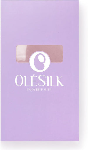 OLESILK Rózsaszín Selyem  Natural Alvómaszk Állítható Pánttal - Luxus Szemtakaró Utazáshoz - Image 8
