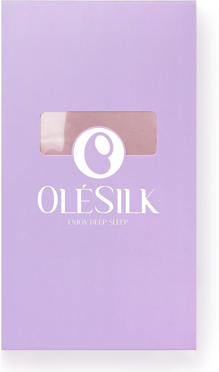OLESILK Rózsaszín Selyem  Natural Alvómaszk Állítható Pánttal - Luxus Szemtakaró Utazáshoz - Image 8