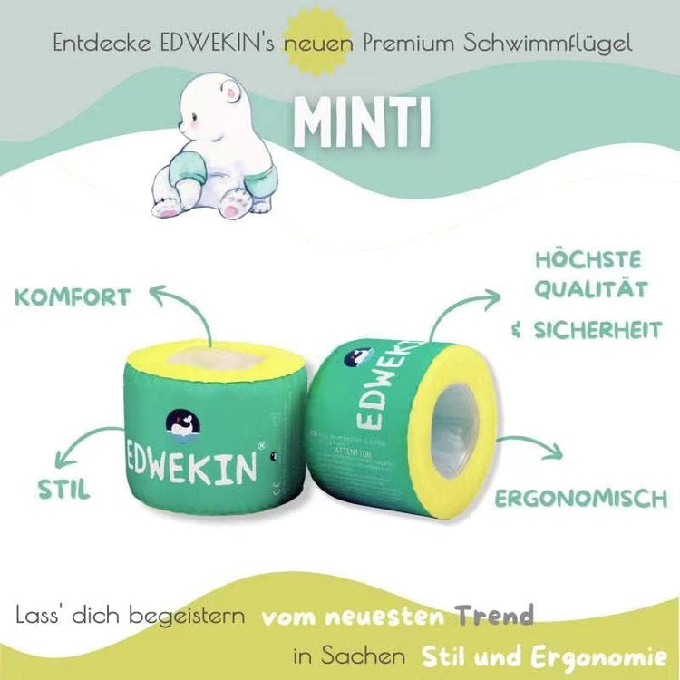 EDWEKIN Gyerek Úszósegéd Habszivaccsal, 1-6 Éveseknek, Elegáns Dizájn - Image 2