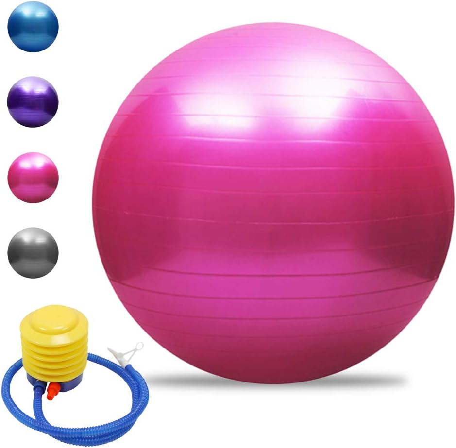 TOMSHOO Robbanásbiztos Jóga Labda 45-75cm - Stabil Fitness Gimnasztikai Labda Pumpával - Image 1
