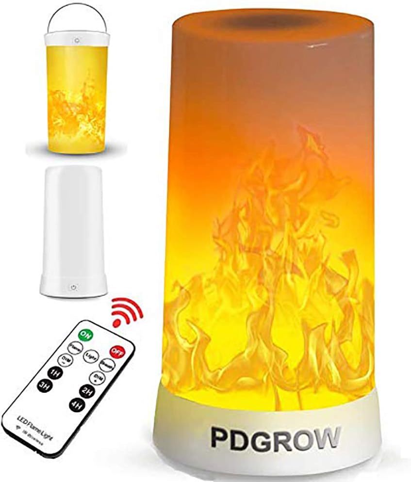 PDGROW USB-s LED lángeffekt lámpa távirányítóval, vízálló, kül- és beltérre - Image 1