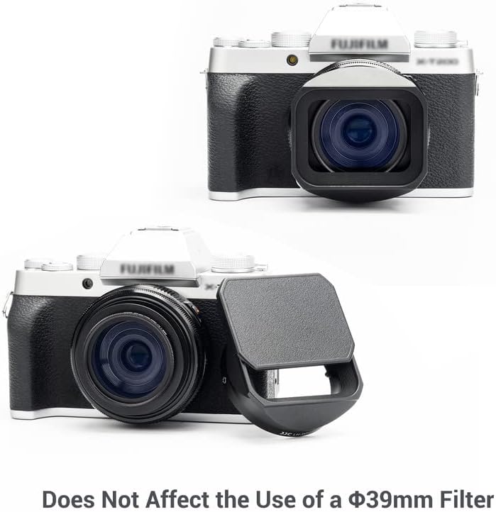 Fujifilm XF 27mm F2.8 R WR objektívhez JJC fém napellenző és sapka - Image 7