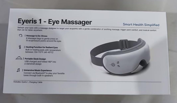 RENPHO Eyeris 1 Bluetooth-os szemmasszírozó melegítéssel és zenével - Ajándékötlet - Image 10