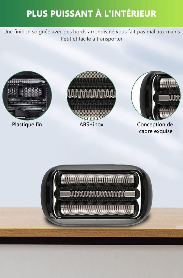 Braun 5-ös és 6-os sorozatú borotvákhoz kompatibilis Bouge 53B pótfej - Image 3