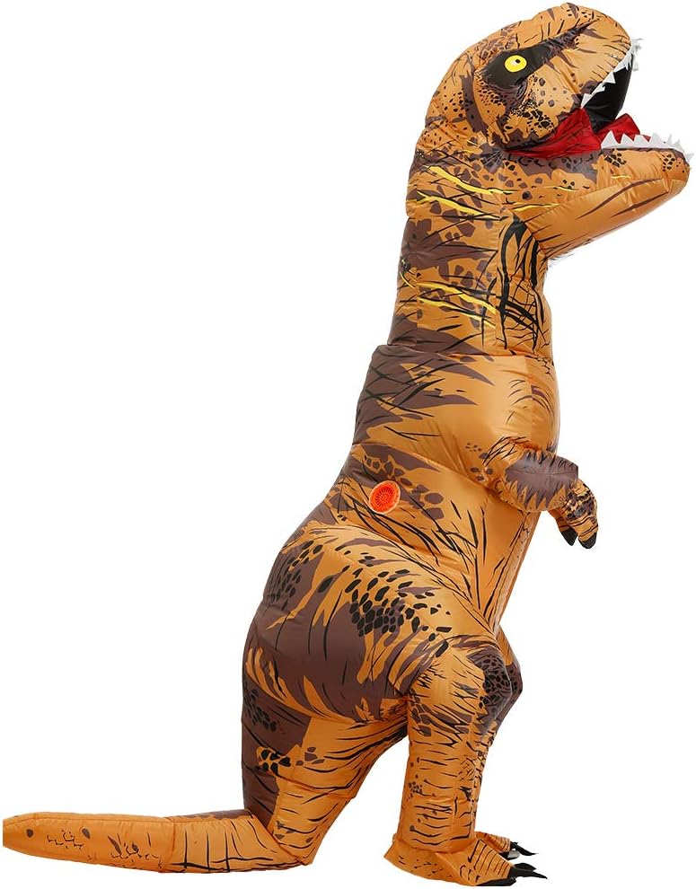 T-Rex Felfújható Dinoszaurusz Jelmez Felnőtteknek - Karneváli Dínó Kosztüm - Image 3