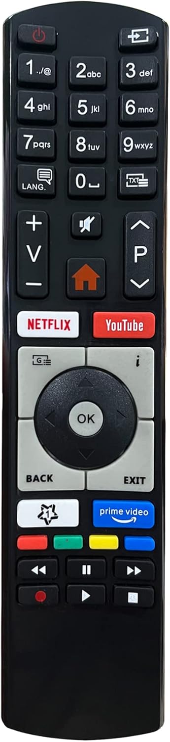 Telefunken távirányító - YouTube és Netflix gombos, 4K Ultra HD TV-khez, egyszerű használat - Image 1
