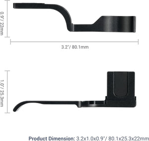Fujifilm X-T5, X-T4, X-T3 fém hüvelykujjtámasz - JJC markolat javító kiegészítő - Image 6
