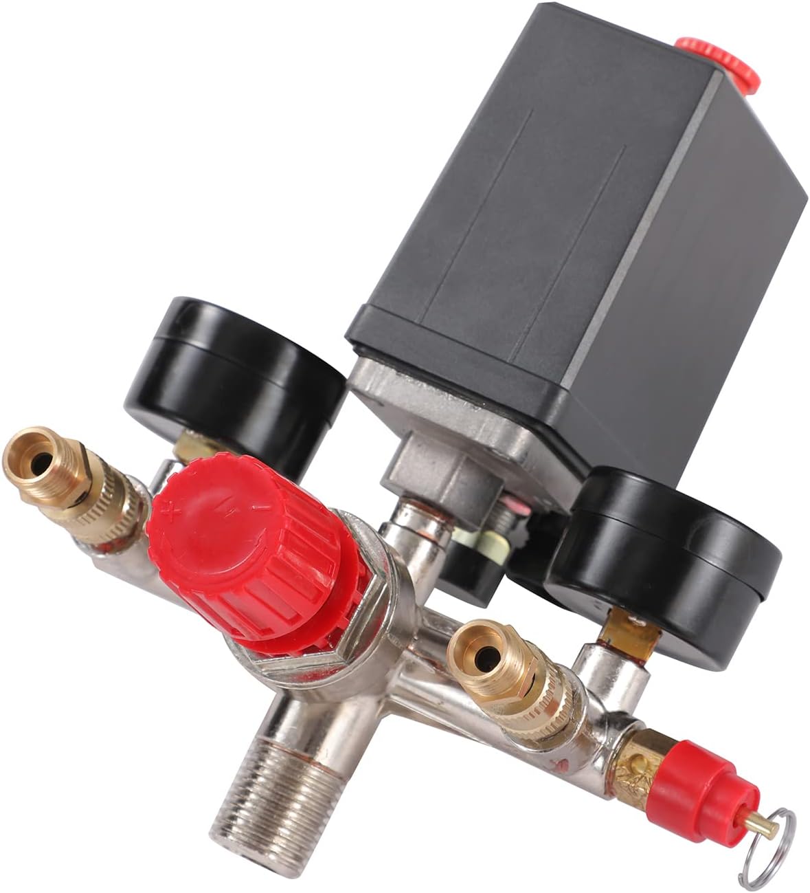 ORAZIO G1/4" Légkompresszor Nyomáskapcsoló Kettős Kimenettel és Biztonsági Szeleppel - Image 7