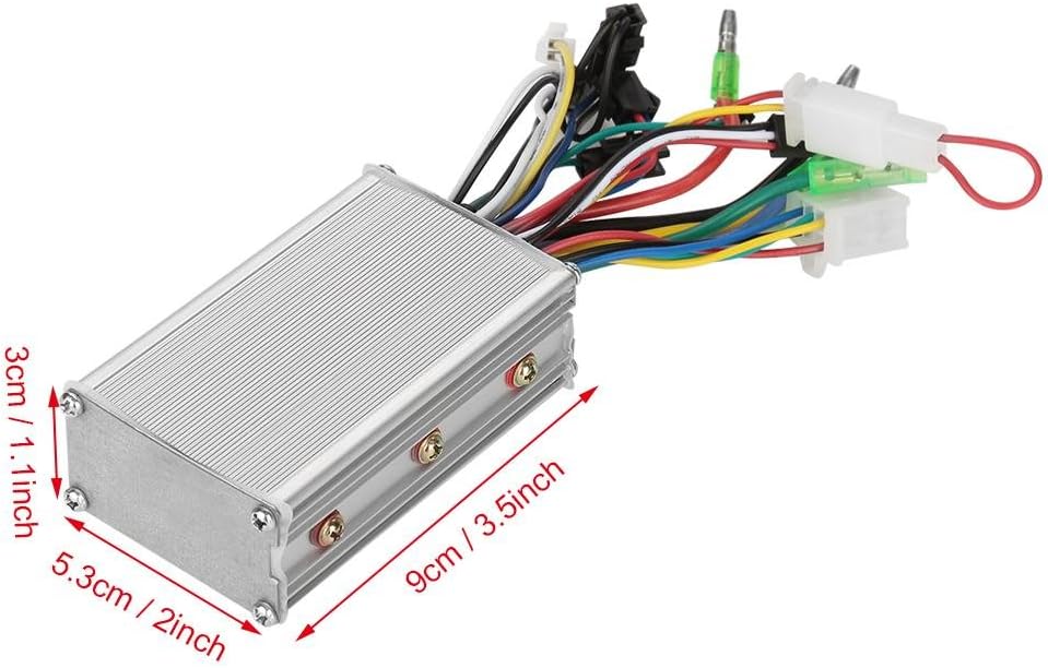 Elektromos Roller Vezérlő 36V/48V 350W - Kefenélküli Alumínium Kerékpár Kiegészítő - Image 6