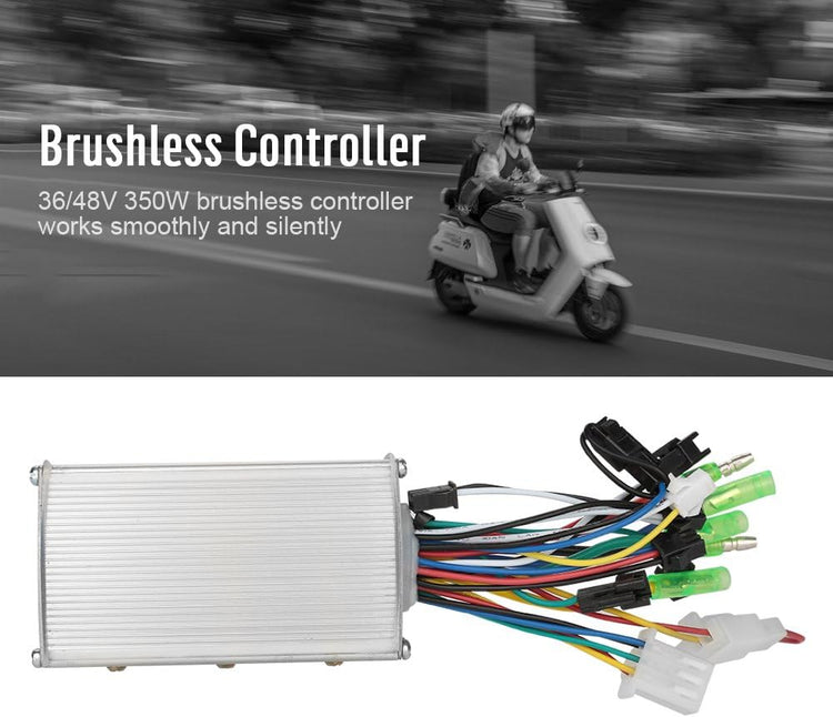 Elektromos Roller Vezérlő 36V/48V 350W - Kefenélküli Alumínium Kerékpár Kiegészítő - Image 3