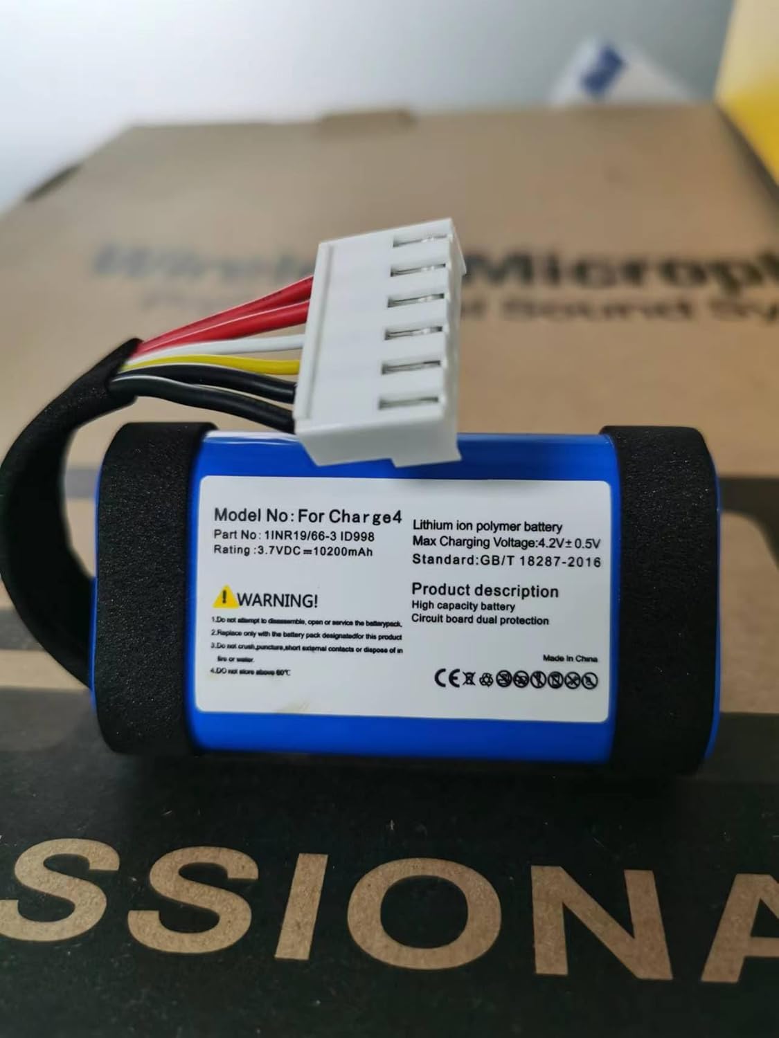 JBL Charge 4 pótakkumulátor 10200 mAh - CITYORK kompatibilis Li-Ion akku - Image 8